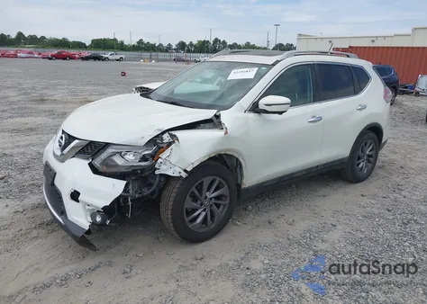 2016 Nissan Rogue Sl z USA, uszkodzony, nr VIN 5N1AT2MT8GC752190